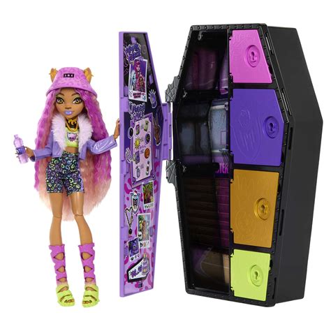 monster high dolls clawdeen|monster high skulltimate secrets clawdeen.